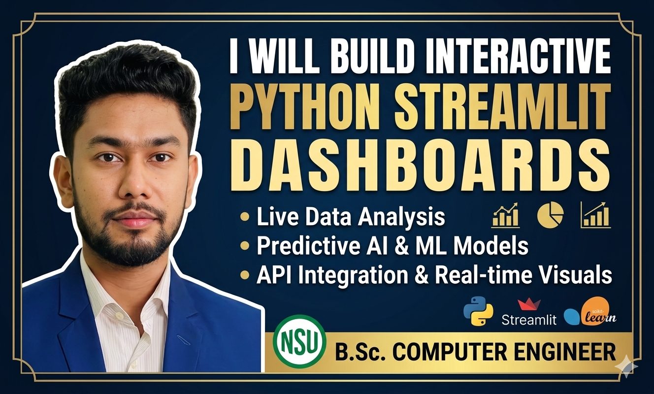 Streamlit dashboards